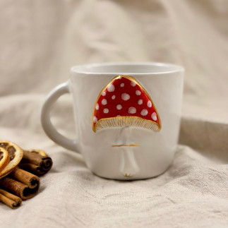 Kubek z uchem Muchomorek