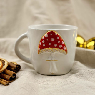 Kubek z uchem Muchomorek