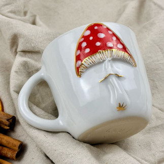 Kubek z uchem Muchomorek