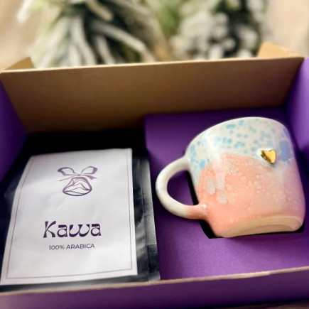 Box prezentowy Fictura: ceramika i kawa