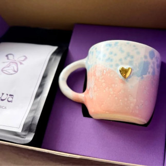 Box prezentowy Fictura: ceramika i kawa Box prezentowy Fictura: ceramika i kawa