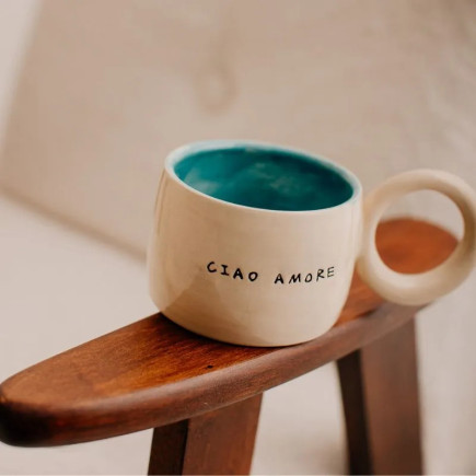 Kubek z napisem Ciao Amore